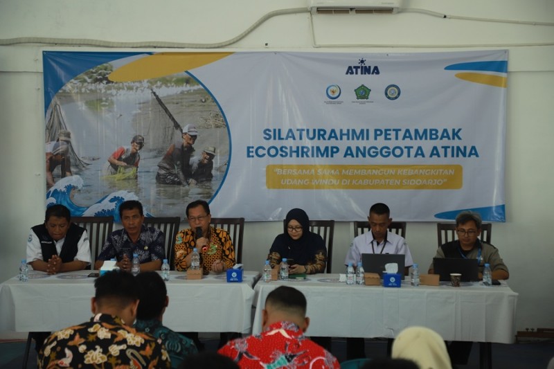 Gathering of Ecoshrimp Pond Farmers, Members of PT ALTER TRADE INDONESIA